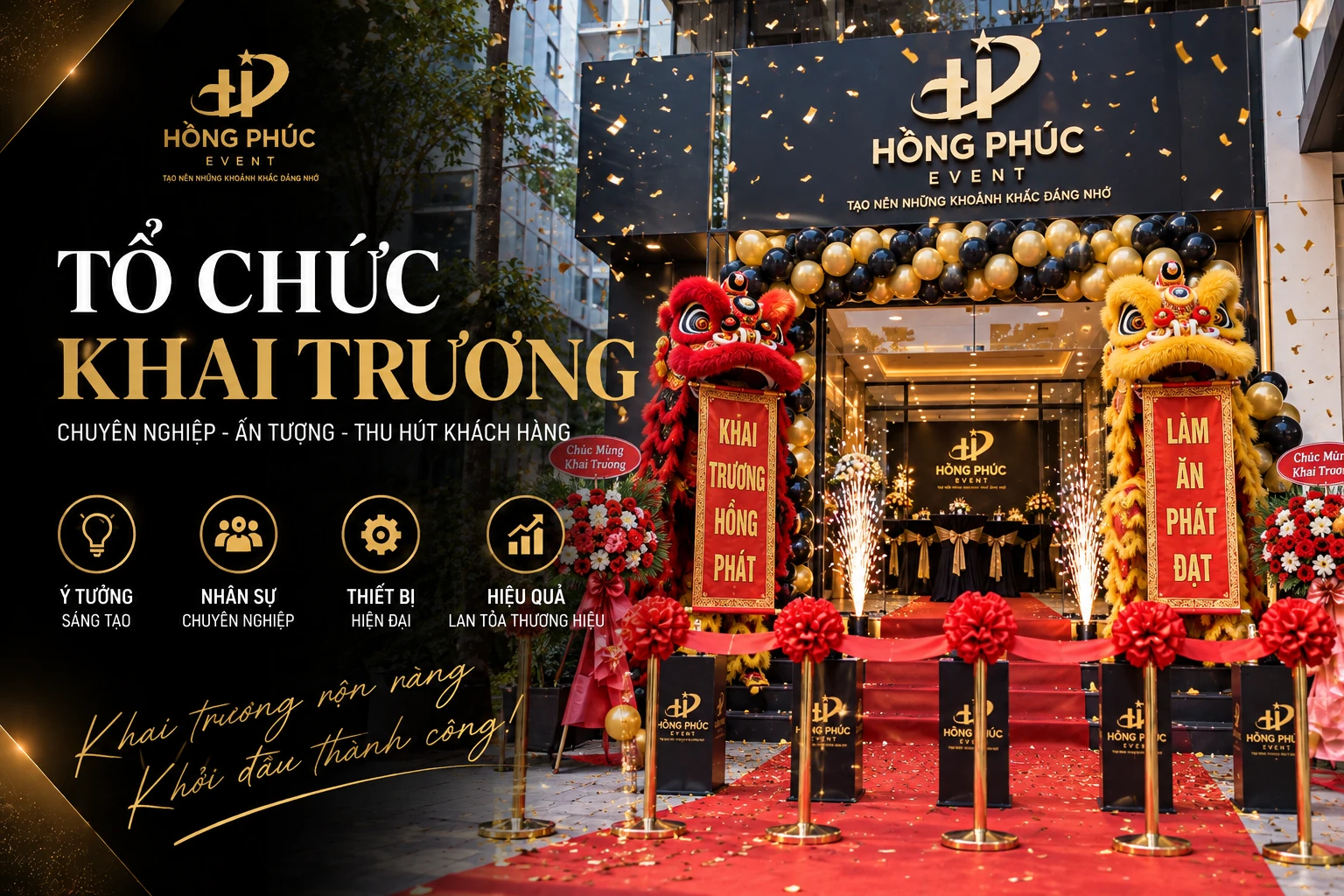 Tổ chức khai trương