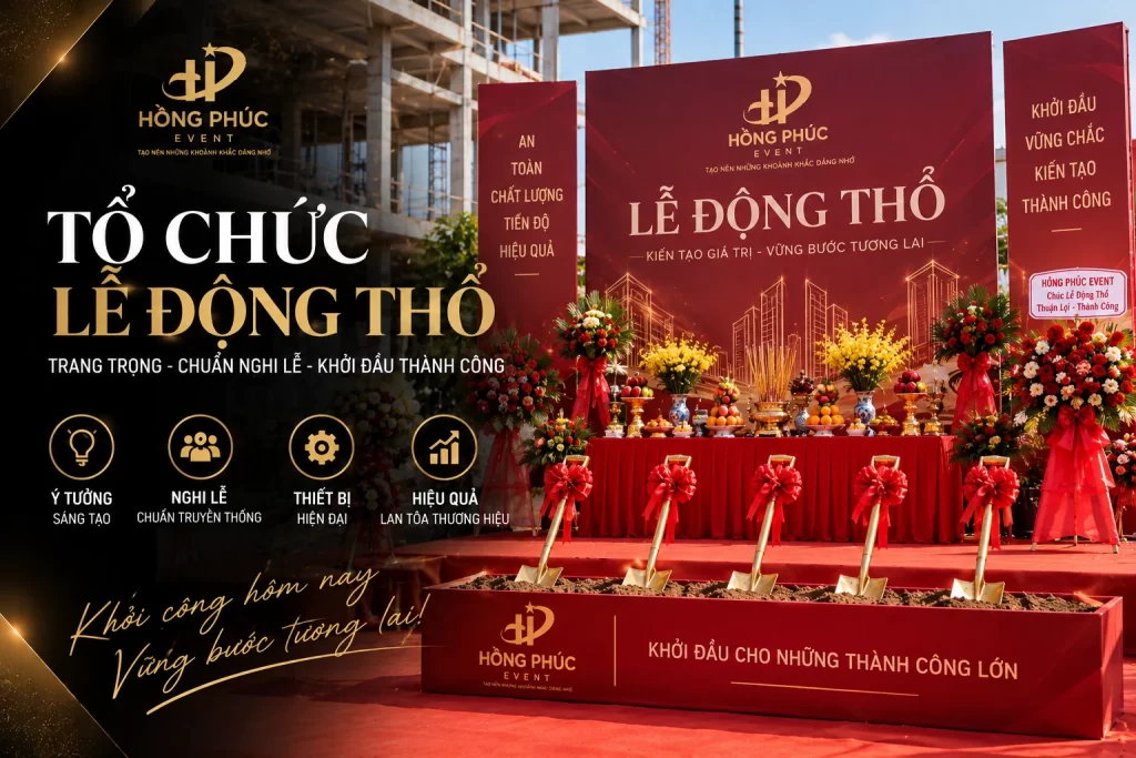 Tổ chức lễ động thổ