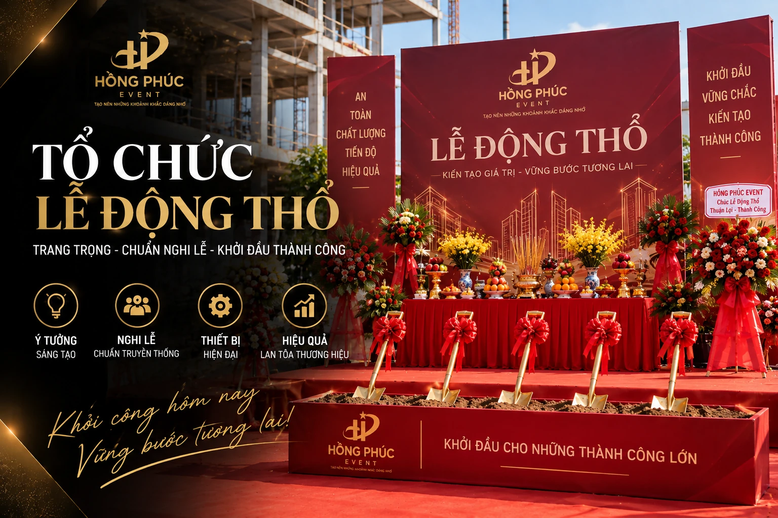 Tổ chức lễ động thổ